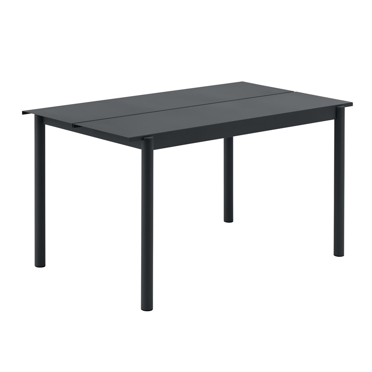 Muuto Linear steel table tafel 140x75 cm Black