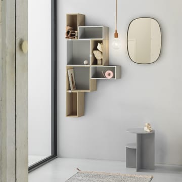 Mini stacked kast medium - lichtgrijs - Muuto