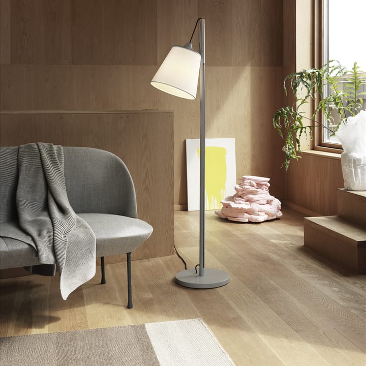 Oslo bank 2-zits, Steelcut 160-Light grey Muuto