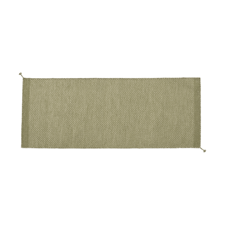 Ply vloerkleed 80x200 cm, Moss green Muuto