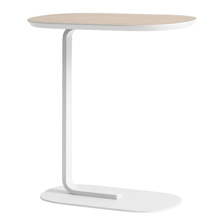 Relate bijzettafel 60,5 cm - eiken, wit - Muuto