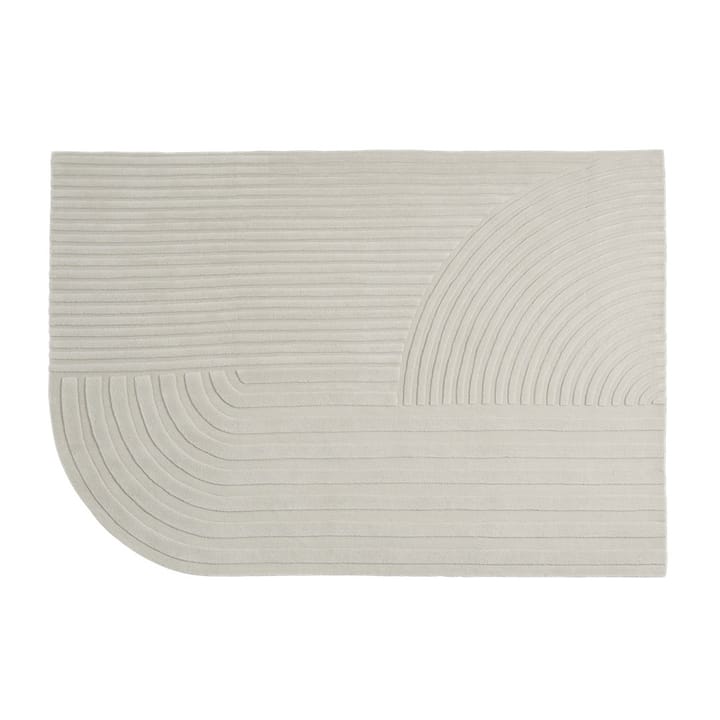 Relevo vloerkleed 170x240 cm, Off-white Muuto