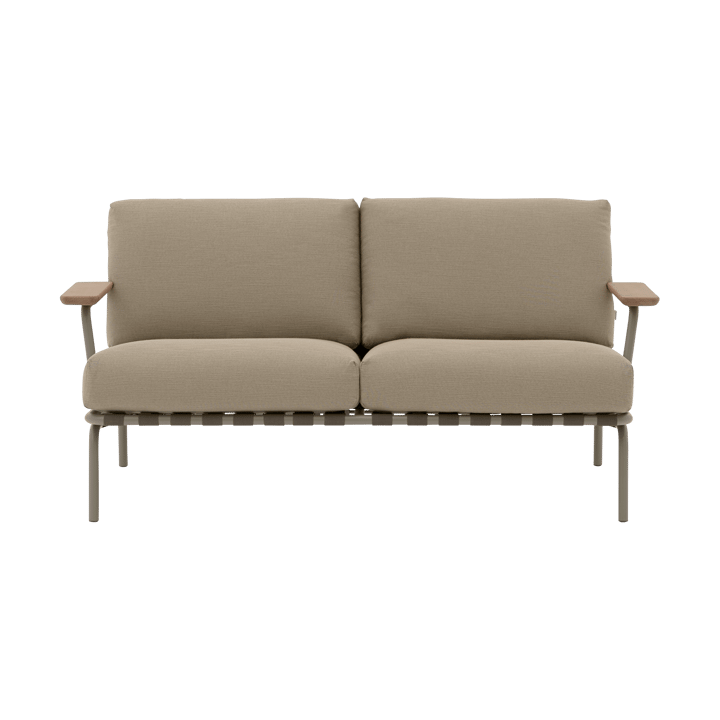 Settle 2-zits bank - Ribbed Weave 5 Taupe - Muuto