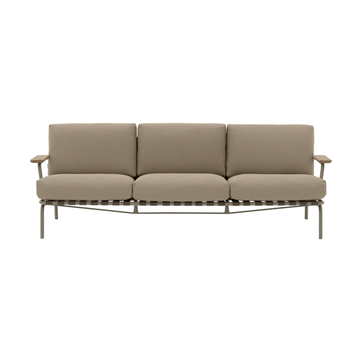 Settle 3-zits bank - Ribbed Weave 5 Taupe - Muuto