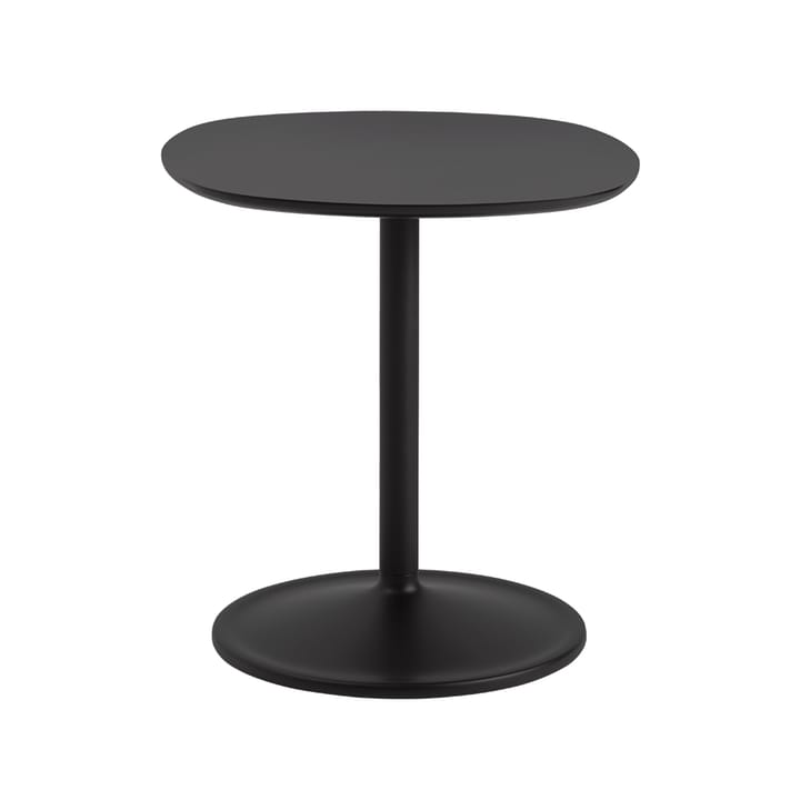 Soft 45x45cm bijzettafel, Black nanolaminate H: 48 cm Muuto