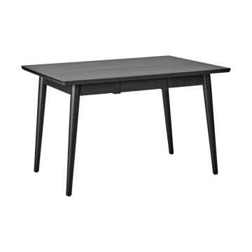 VIOR eettafel 90x120 cm - Zwart gelakt eiken - NJRD