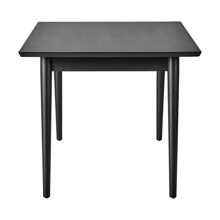 VIOR eettafel 90x120 cm, Zwart gelakt eiken NJRD