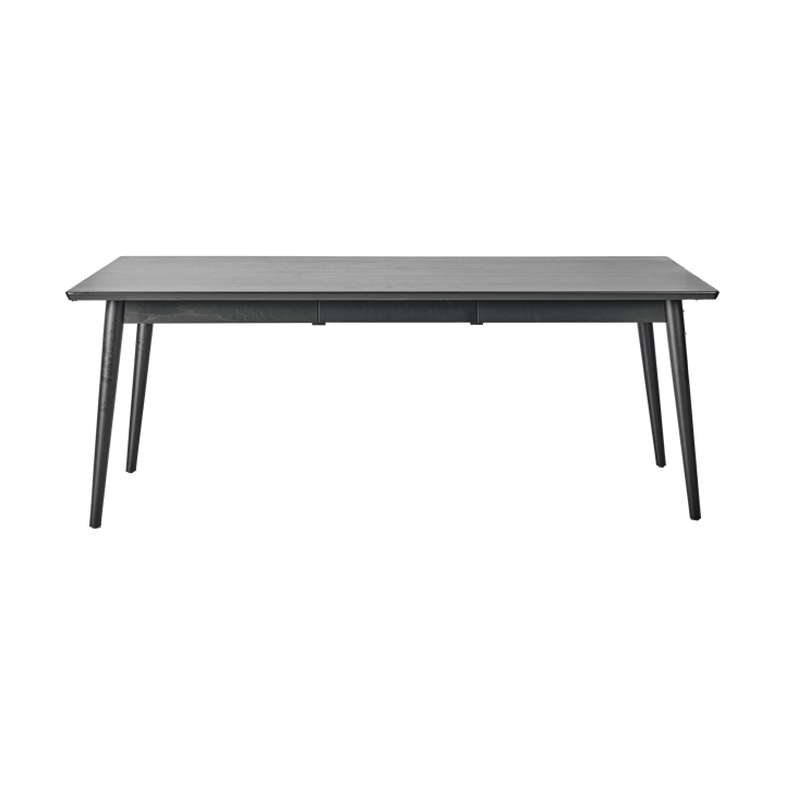 VIOR eettafel 90x200 cm - Zwart gelakt eiken - NJRD