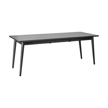 VIOR eettafel 90x200 cm - Zwart gelakt eiken - NJRD