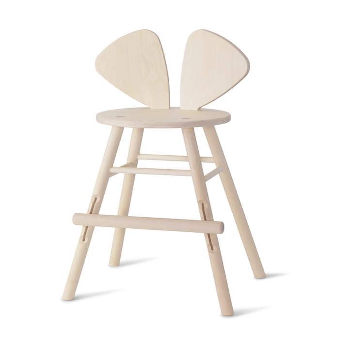 Mouse Chair Junior stoel - Wit gepigmenteerd - Nofred