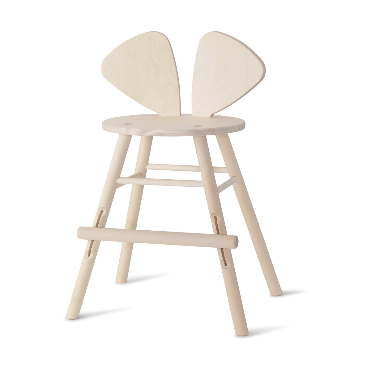 Nofred Mouse Chair Junior stoel Wit gepigmenteerd