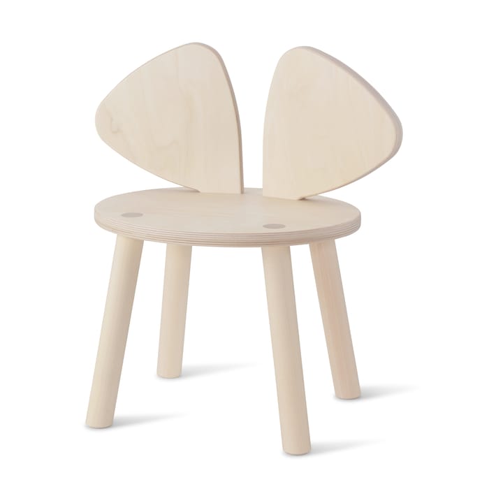 Mouse Chair kinderstoel - Wit gepigmenteerd - Nofred