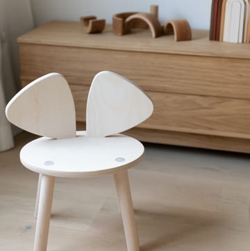 Mouse Chair kinderstoel - Wit gepigmenteerd - Nofred