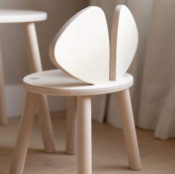 Mouse Chair kinderstoel - Wit gepigmenteerd - Nofred