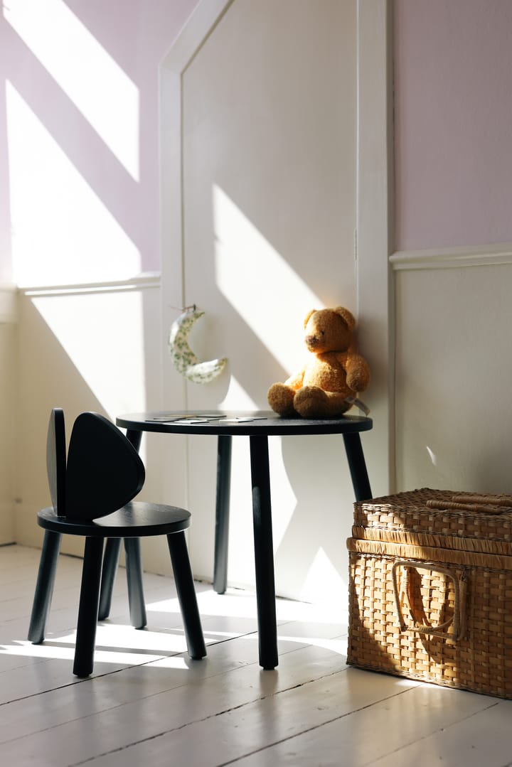 Mouse Chair kinderstoel, Zwart Nofred