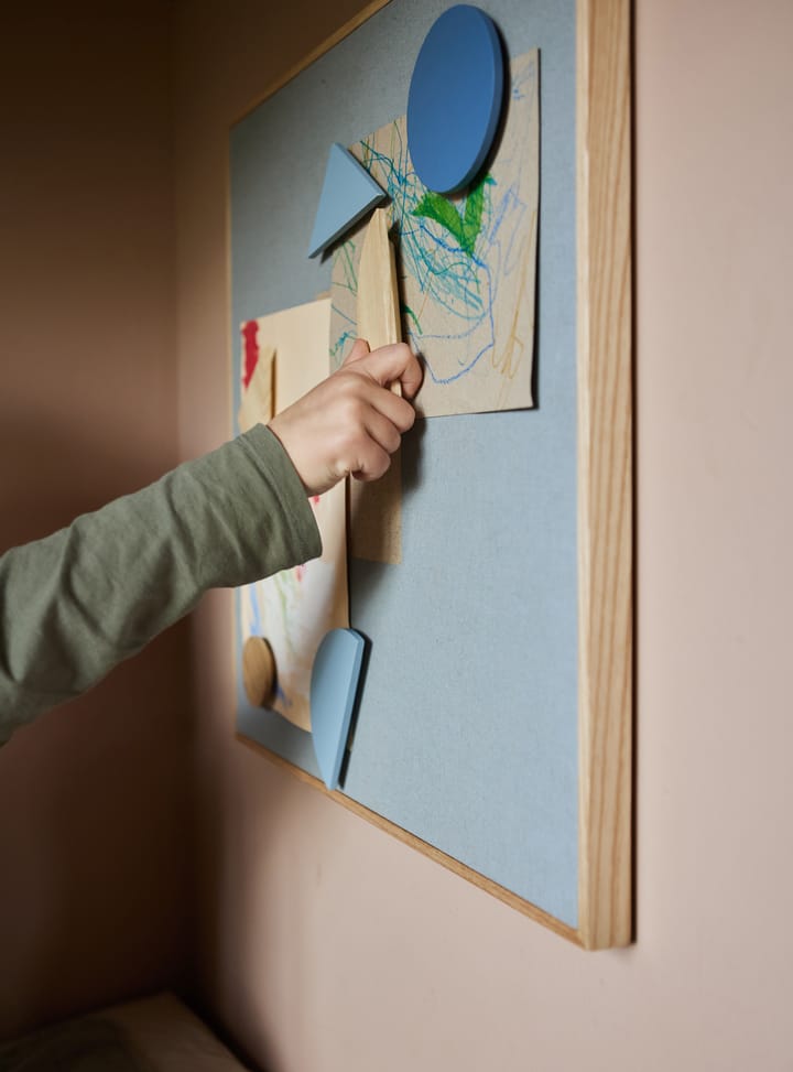 Noticeboard magneetbord + 3 magneten - Blauw - Nofred