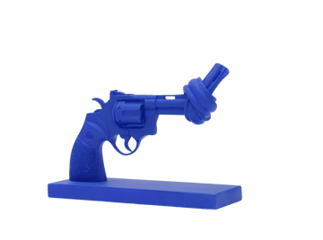 Cobolt blue 19 cm - Blauw - Non Violence