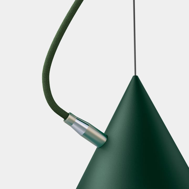 Castor hanglamp 20 cm, British racing green-donkergroen-messing Noon