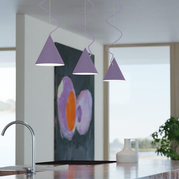 Castor hanglamp 20 cm - Lila-lila-zilver - Noon