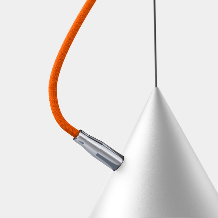 Castor hanglamp 20 cm, Wit-oranje-zilver Noon