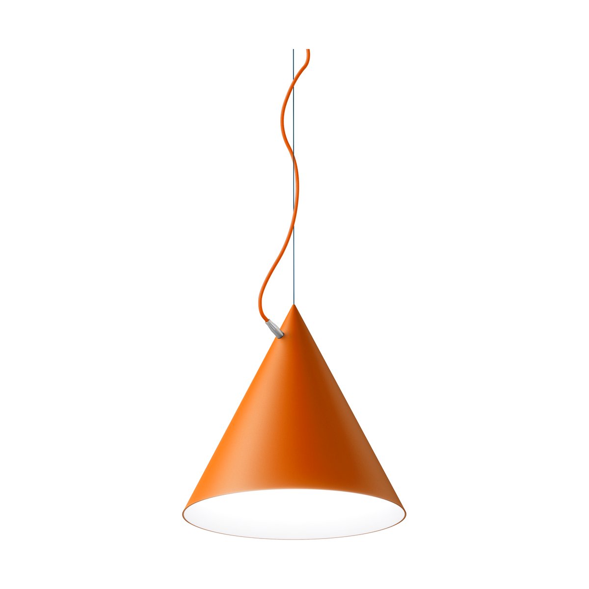 Noon Castor hanglamp 40 cm Oranje-oranje-zilver