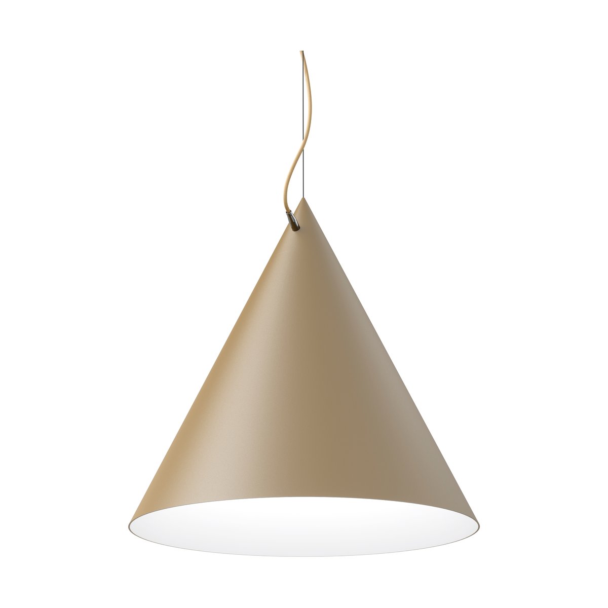 Noon Castor hanglamp 60 cm Beige-lichtbeige-zilver