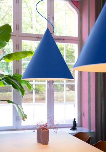 Castor hanglamp 60 cm - Blauw-blauw-zilver - Noon