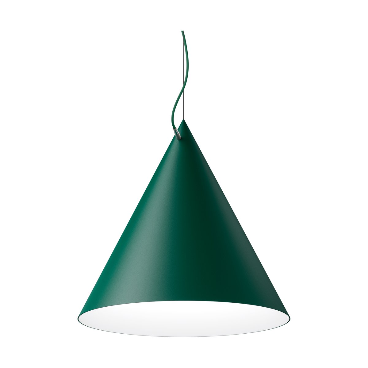 Noon Castor hanglamp 60 cm British racing green-donkergroen-messing