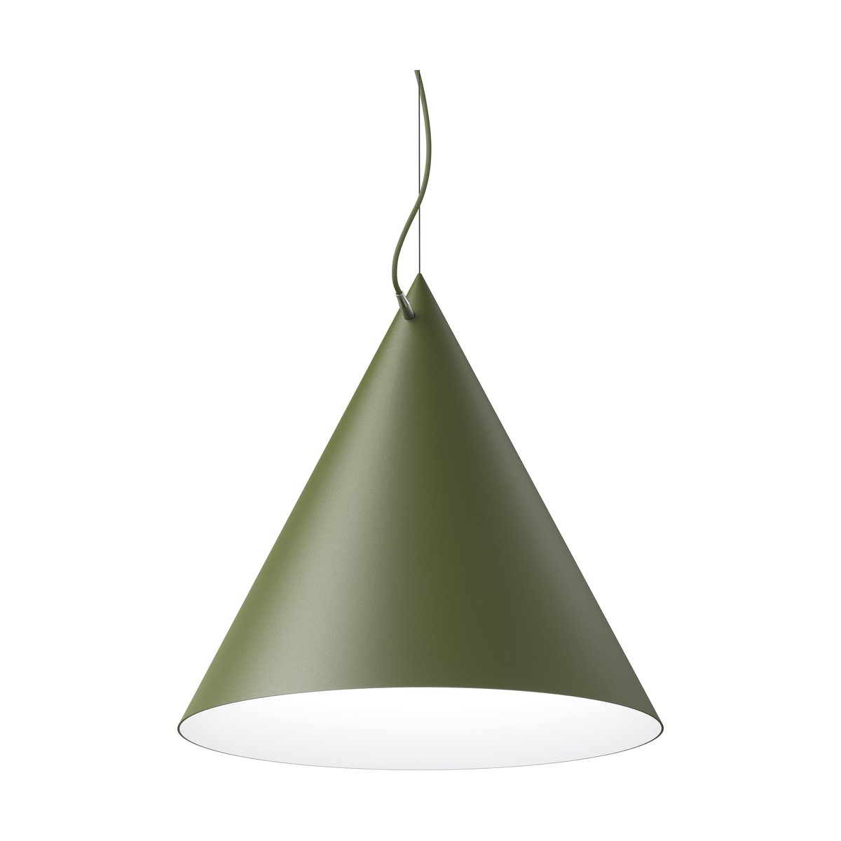 Noon Castor hanglamp 60 cm Militairgroen-groen-messing