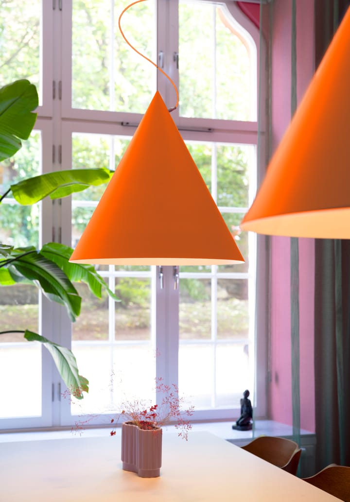 Castor hanglamp 60 cm - Oranje-oranje-zilver - Noon