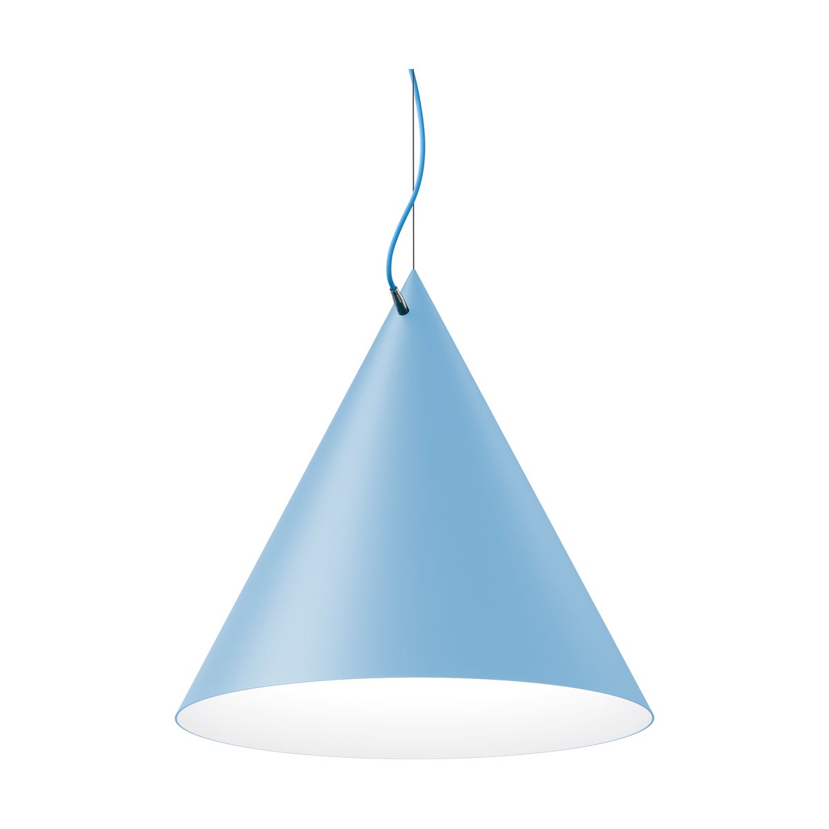 Noon Castor hanglamp 60 cm Pastelblauw-lichtblauw-zilver