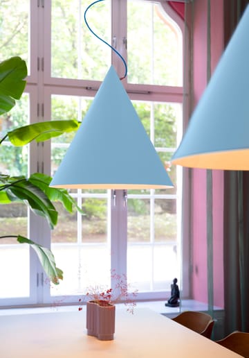 Castor hanglamp 60 cm - Pastelblauw-lichtblauw-zilver - Noon