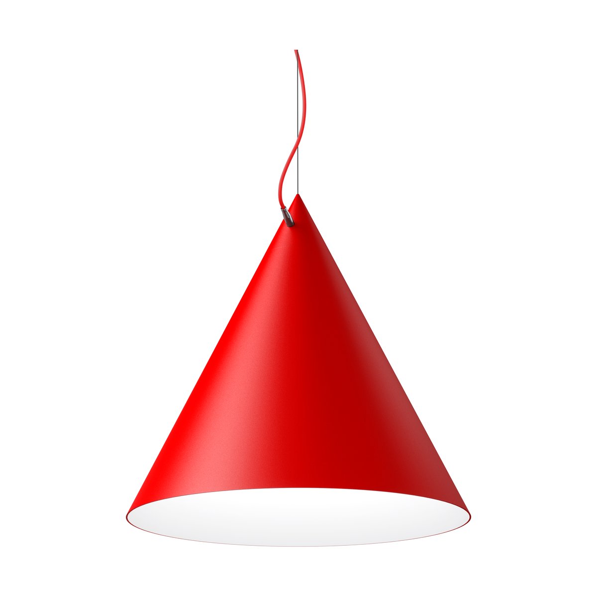 Noon Castor hanglamp 60 cm Rood-rood-zilver