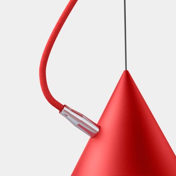 Castor hanglamp 60 cm - Rood-rood-zilver - Noon