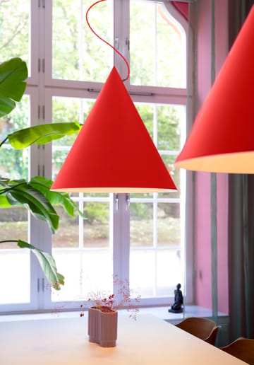 Castor hanglamp 60 cm - Rood-rood-zilver - Noon