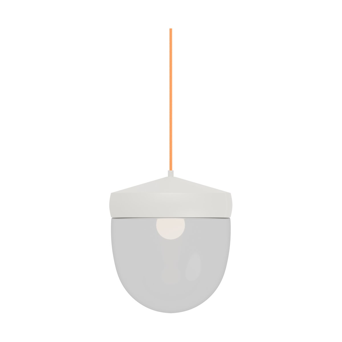 Noon Pan hanglamp helder 30 cm Wit-oranje