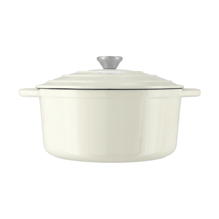 Nordwik gietijzeren pan rond 5 l, Creme Nordwik