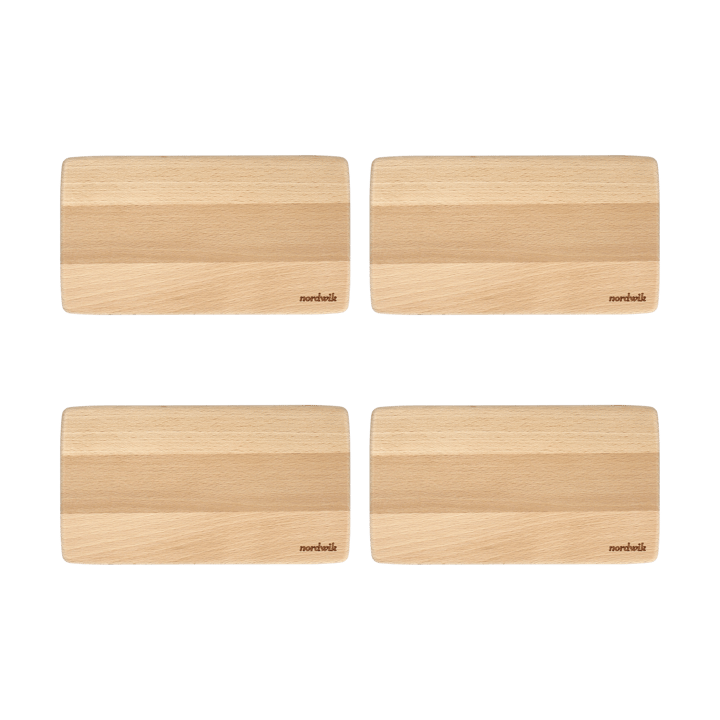 Nordwik snijplanken set 4-pack - 20x11x0,8cm - Nordwik