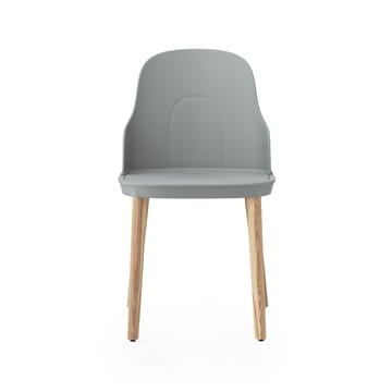 Allez stoel met eikenhouten poten - Grijs-eikenhout - Normann Copenhagen