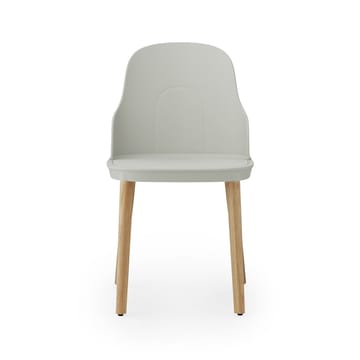 Allez stoel met eikenhouten poten - Warm Grey-eikenhout - Normann Copenhagen