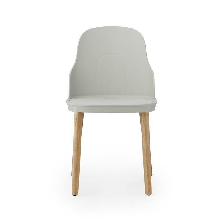 Allez stoel met eikenhouten poten, Warm Grey-eikenhout Normann Copenhagen