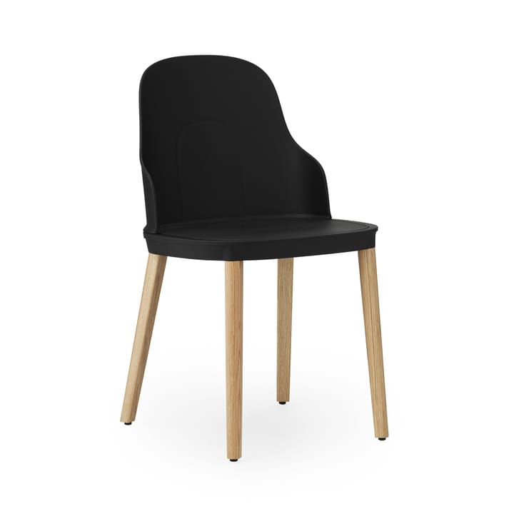 Allez stoel met eikenhouten poten, Zwart-eikenhout Normann Copenhagen