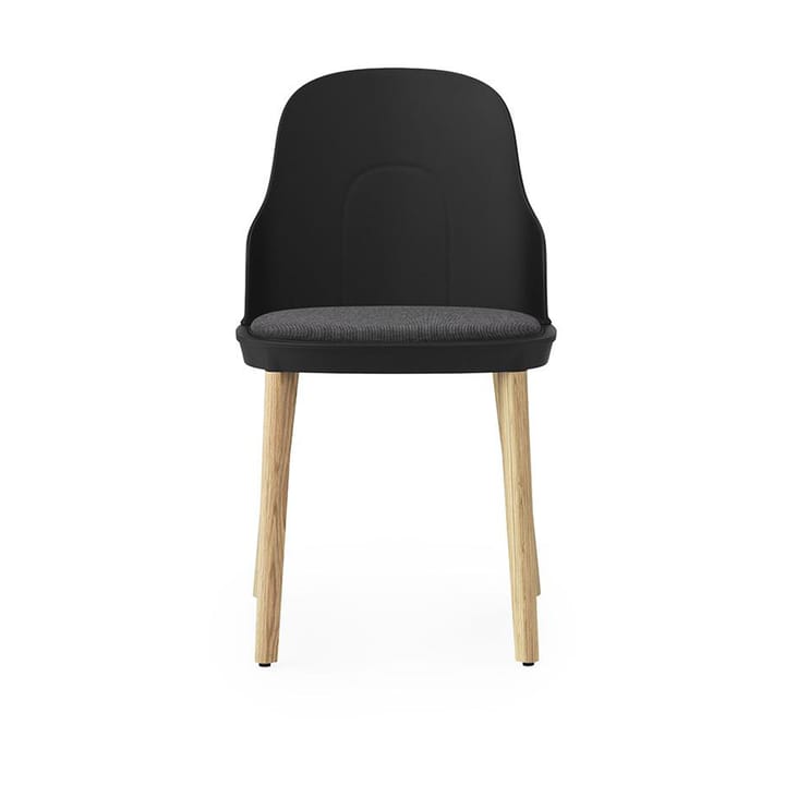 Allez stoel met kussen en eiken poten, Black Normann Copenhagen