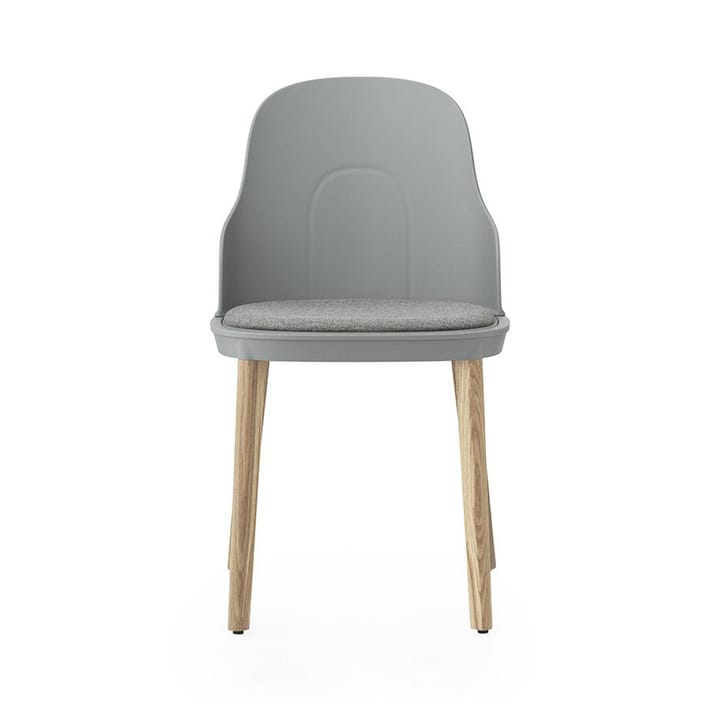 Allez stoel met kussen en eiken poten, Grey Normann Copenhagen