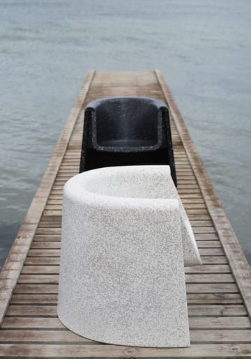 Bit Lounge Chair stoel - Wit - Normann Copenhagen