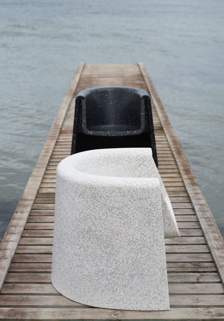 Bit Lounge Chair stoel, Wit Normann Copenhagen