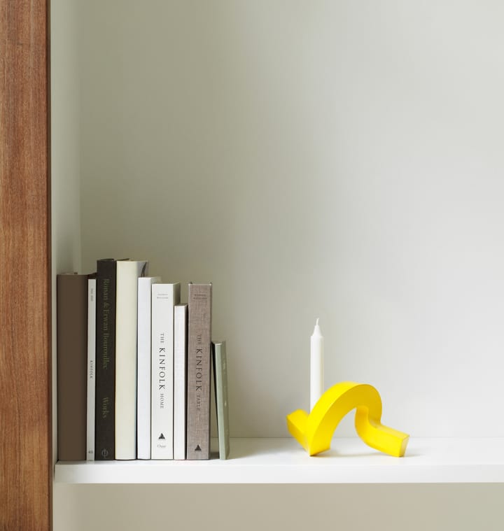 Crooked kandelaar 1 - Yellow - Normann Copenhagen