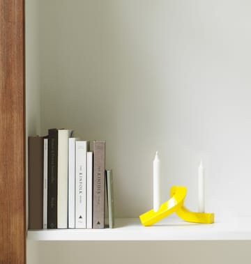 Crooked kandelaar 2 - Yellow - Normann Copenhagen