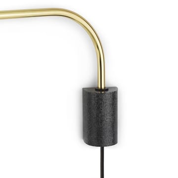 Grant muurlamp - brass, groot- staal, graniet - Normann Copenhagen