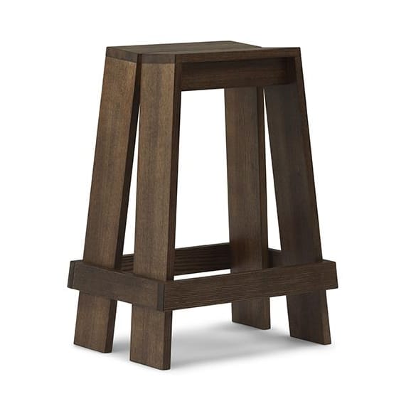 Let barkruk 65 cm - Brown Stained Ash - Normann Copenhagen